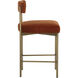 Seneca 36.5 inch Antique Brass / Danny Rust Counter Stool